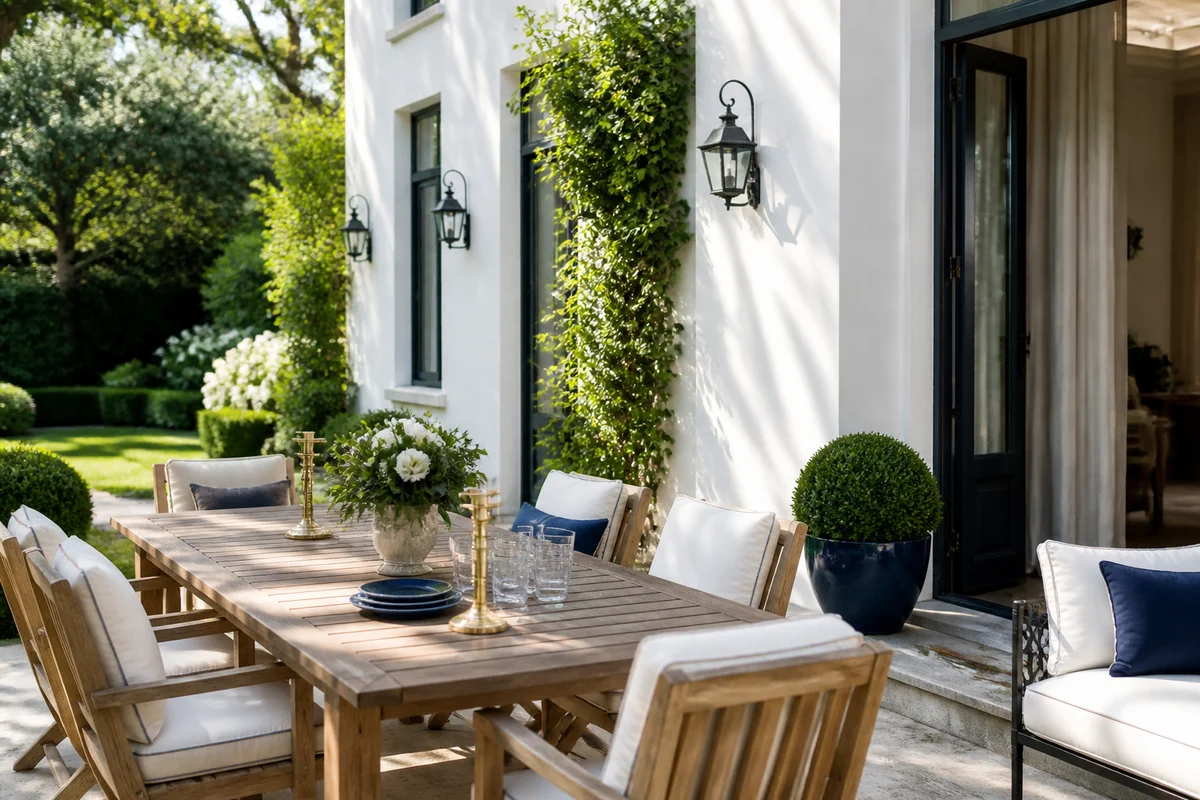 Terrasse accueillante, image d’inspiration